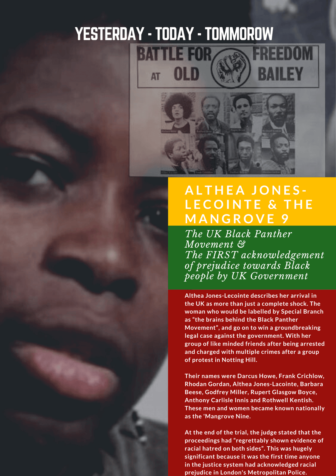 DR ALTHEIA JONES-LECOINTE & THE MANGROVE NINE - Montego's Food Market