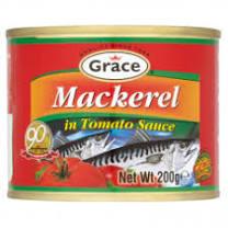 Grace Mackerel in Tomato Sauce Chunky (200g) - Montego's Food Market 