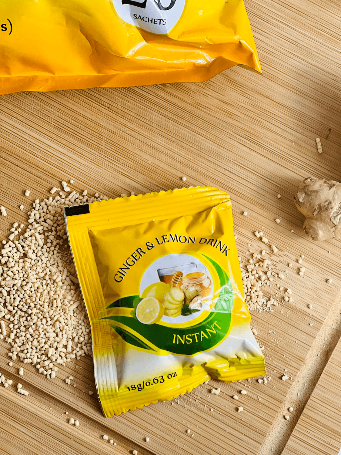 Jamaica Valley Ginger & Lemon Drink (20 sachets) - Montego's Food Market