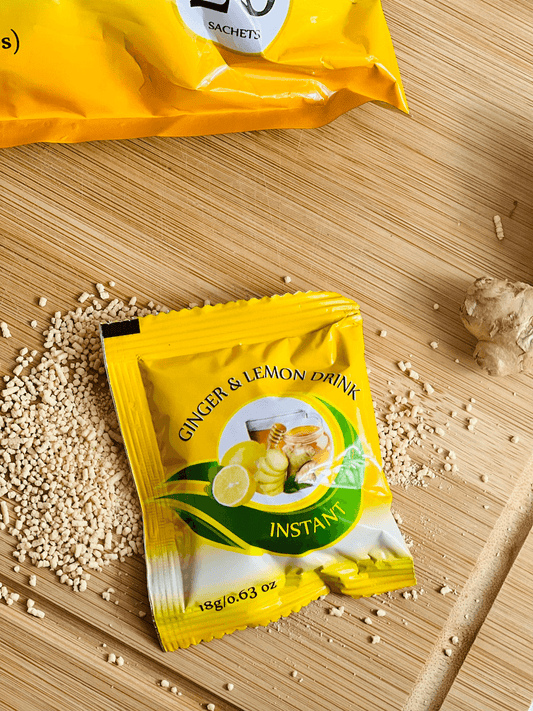 Jamaica Valley Ginger & Lemon Drink (20 sachets) - Montego's Food Market