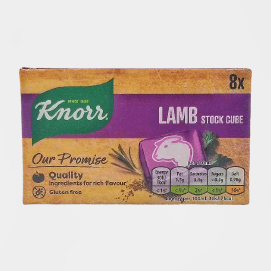 Knorr Lamb Stock Cubes gluten-free to add a rich lamb flavour to your  dishes 8x 10 g : : Grocery