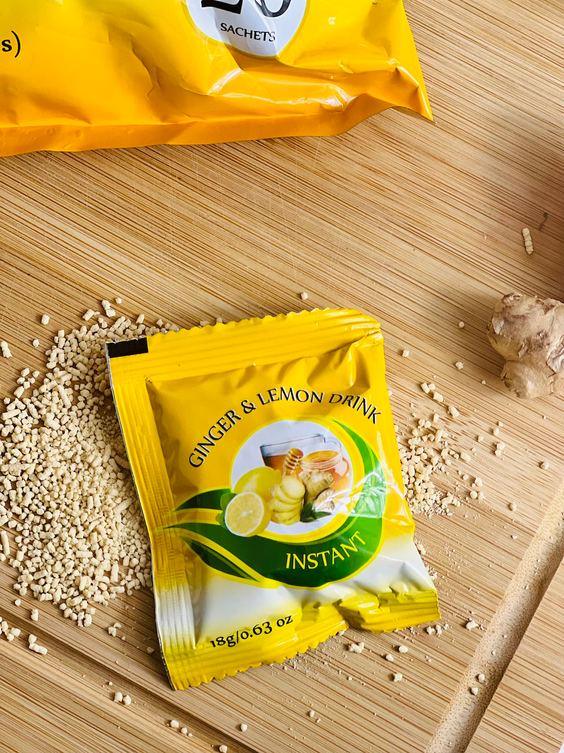 Jamaica Valley Ginger & Lemon Drink (20 sachets)