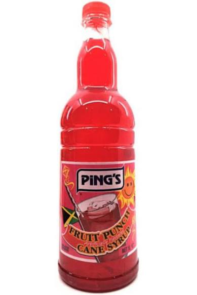Pings Fruit Punch Syrup (1L) - Montego's Food Market 