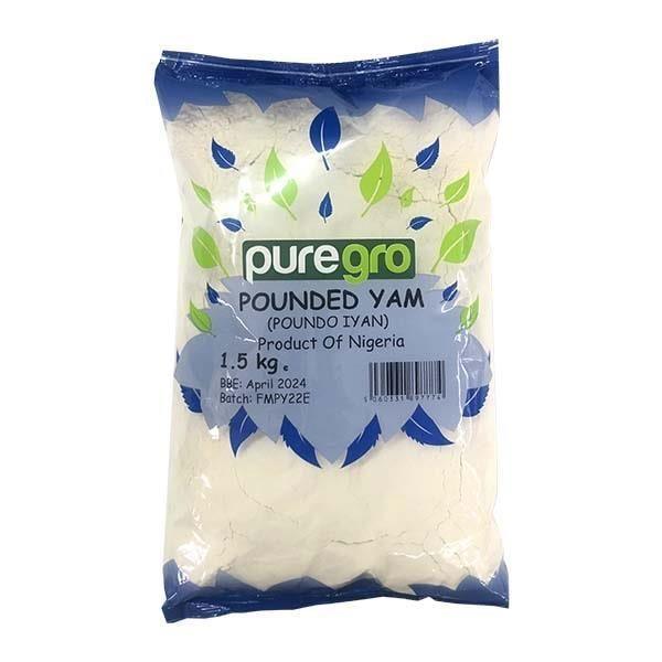 Puregro Pounded Yam (1.5kg) - Montego's Food Market 