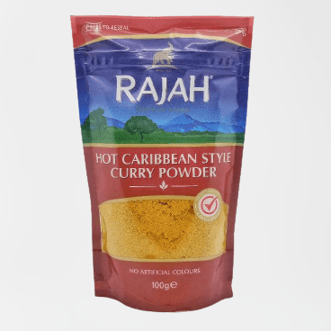 Rajah Hot Caribbean Curry Powder (100g) - Montego's Food Market 