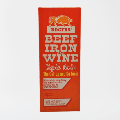 Rogers Beef Iron Wine Liquid Tonic (200ml) - Montego's Food Market 