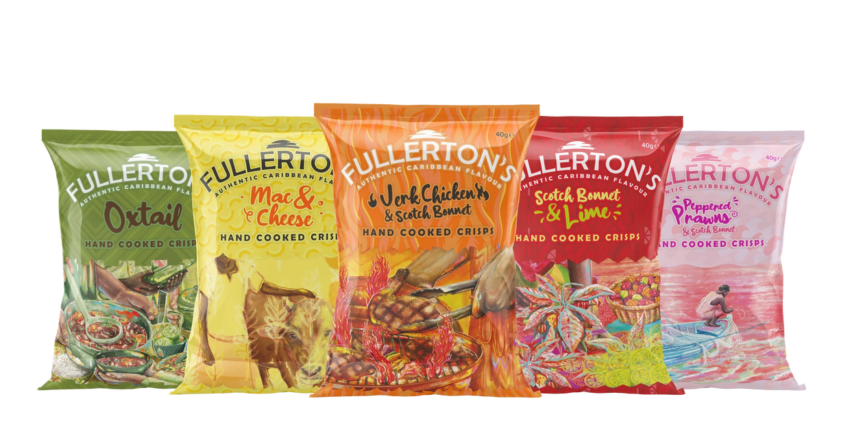 Fullerton's Hand Cooked Crisps - Multi Flavour Pack