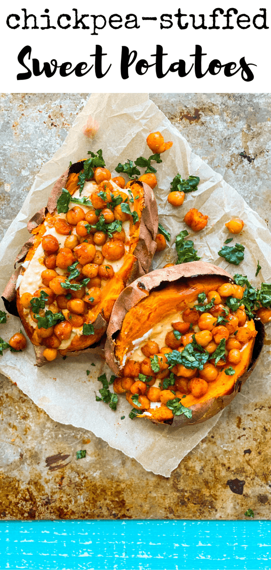 CHICK PEA STUFFED SWEET POTATO 😋 - Montego's Food Market 