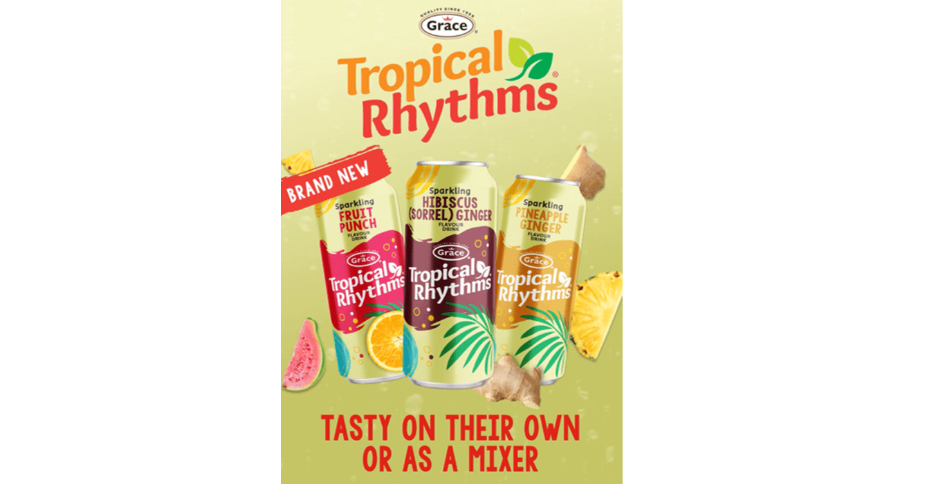 Grace Tropical Rhythms Sparkling Pineapple Ginger (330ml)