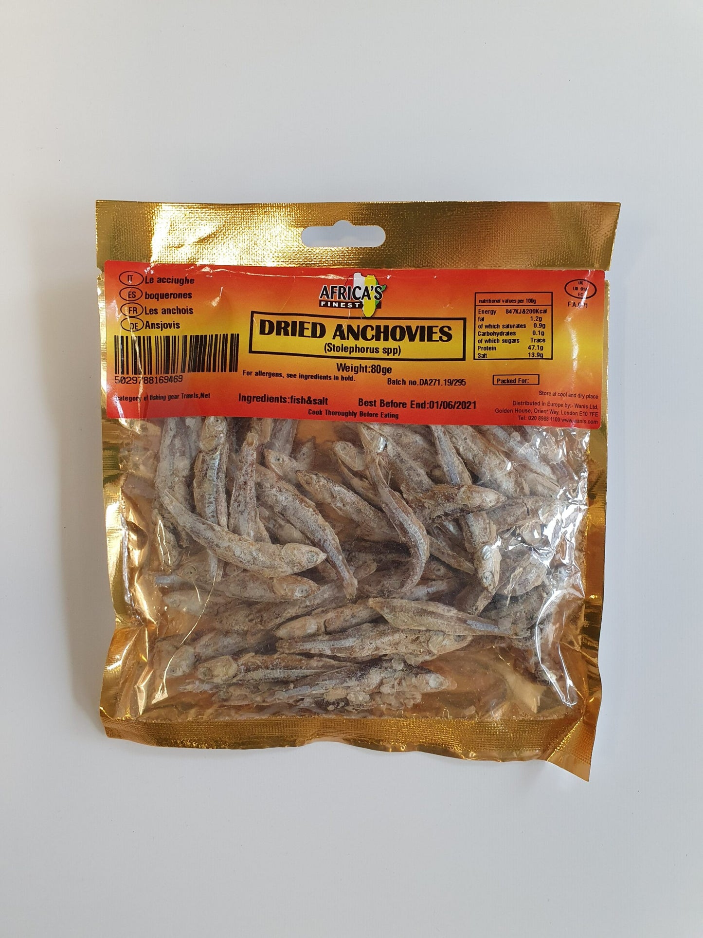 Africa's Finest Dried Anchovies (80g)