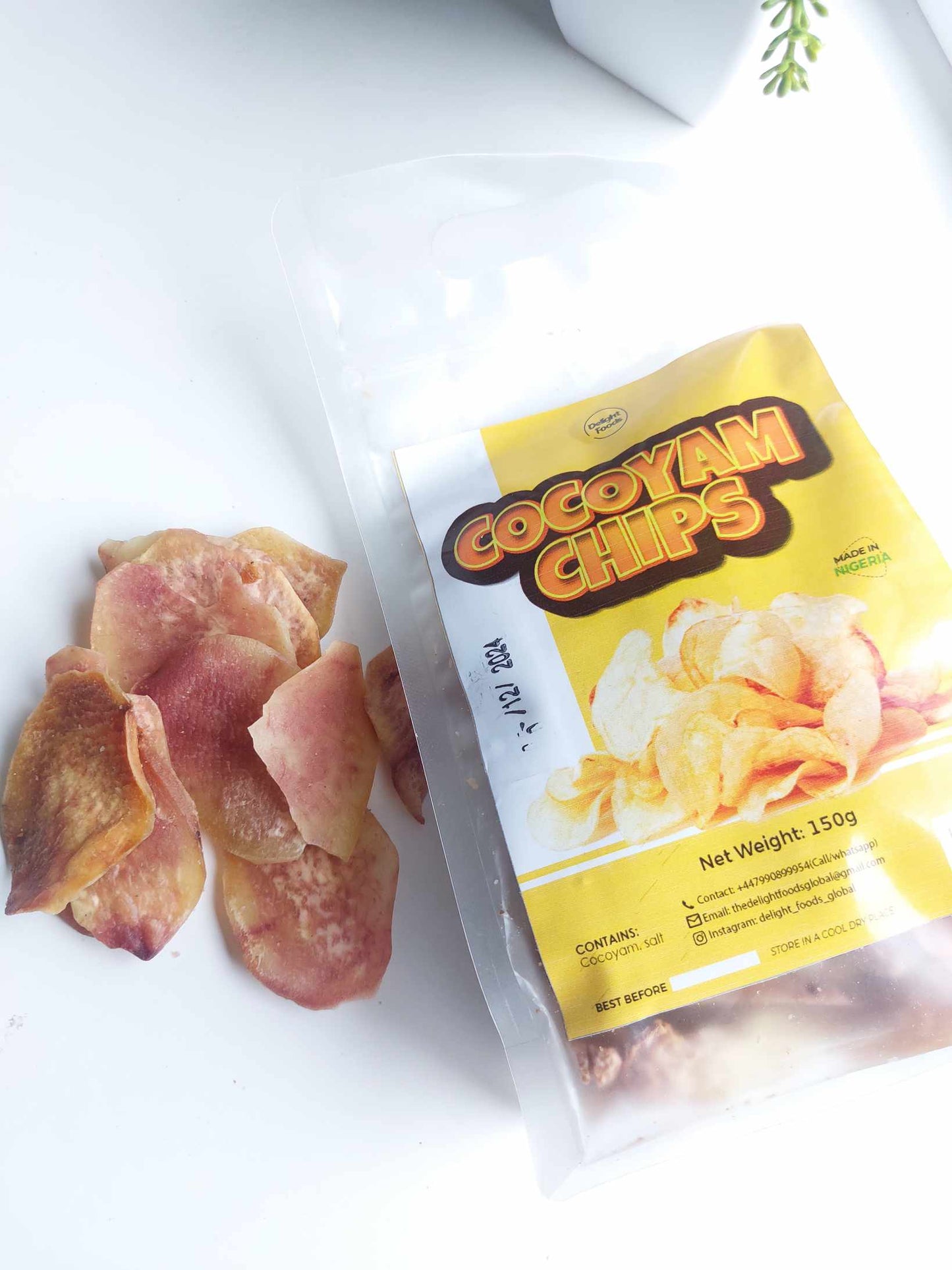 De Cocoyam chips (150g)