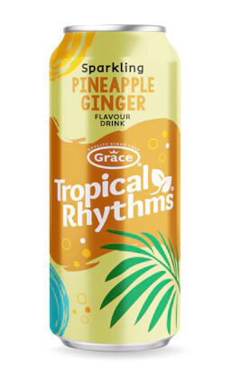 Grace Tropical Rhythms Sparkling Pineapple Ginger (330ml)