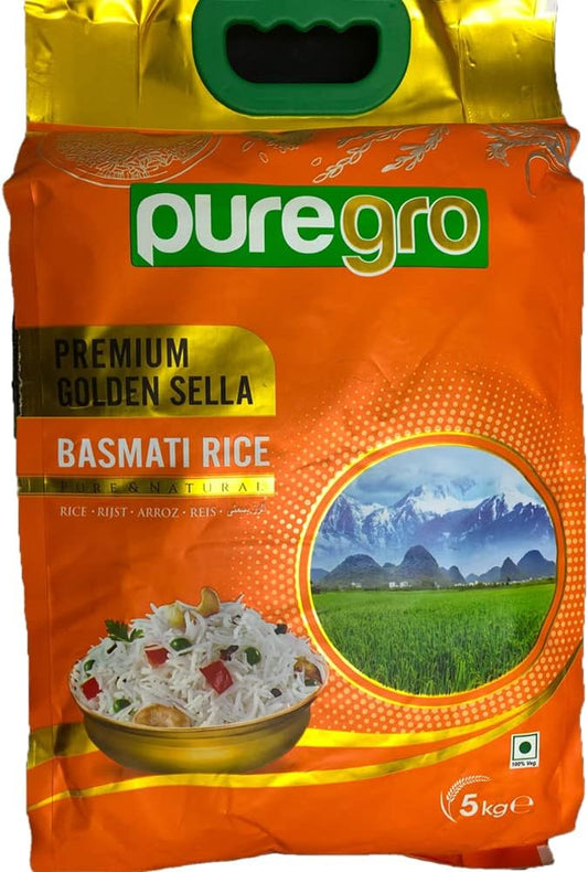 Puregro Golden Sella Basmati Rice (10kg)