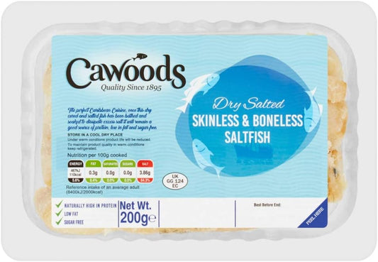 Cawoods Skinless & Boneless Saltfish (200g)