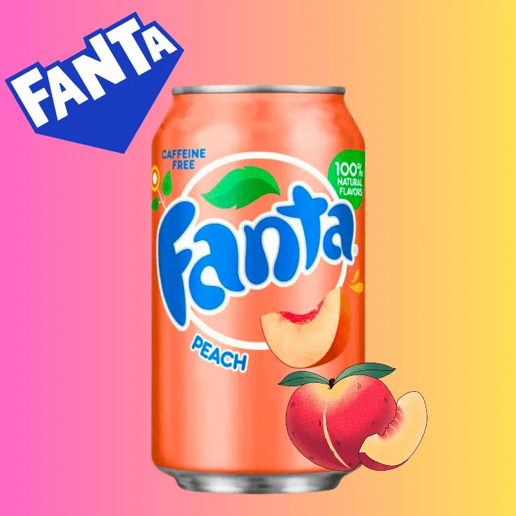 Fanta Peach Soda (355ml)