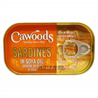 Cawoods Sardines In Soya Oil (125g)