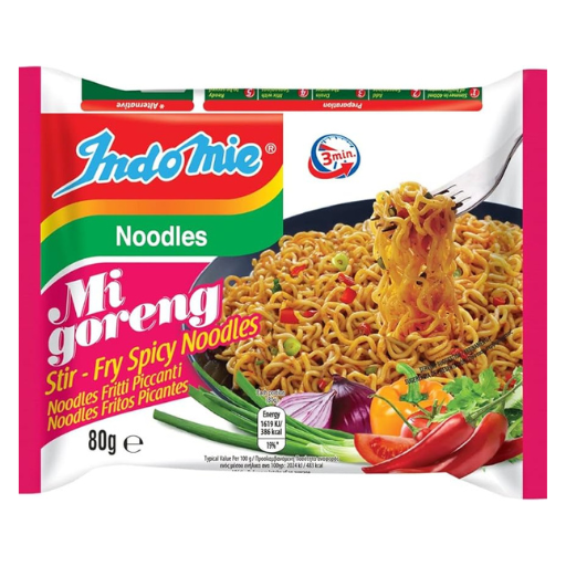 Indomie Mi Goreng Stir Fry Spicy Noodle (80g)