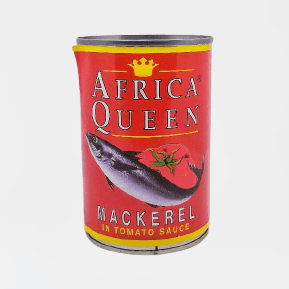 Africa Queen Mackerel in Tomato Sauce (425g) - Montego's Food Market 