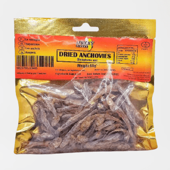 Africa's Finest Dried Anchovies (80g) - Montego's Food Market 