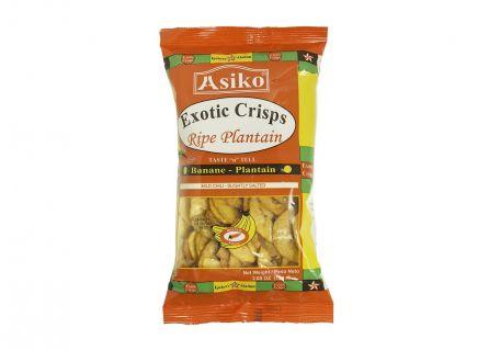 Asiko Mild Chilli Plantain Chips (75g) - Montego's Food Market 