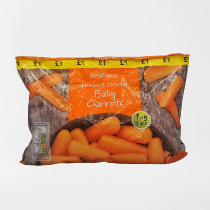Best One Frozen Baby Carrots (500g) - Montego's Food Market 