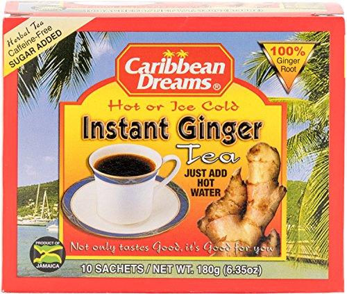 Caribbean Dreams Instant Ginger Tea 6S - Montego's Food Market 