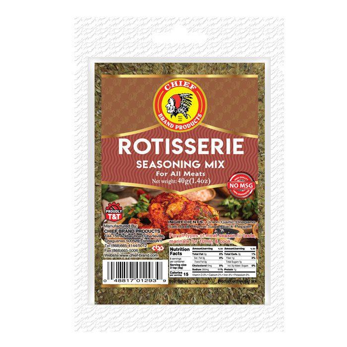 Chief Rotisserie Seasoning Mix (40g) - Montego's Food Market 