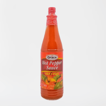 Grace Hot Pepper Very Hot Sauce (170ml) - Montego's Food Market 