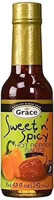 Grace Sweet n Spicy Hot Sauce (142ml) - Montego's Food Market 