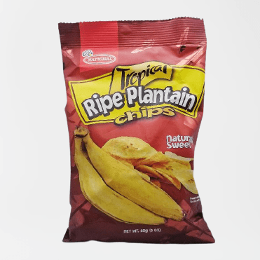 National Tropical Ripe Plantain Chips (85g) - Montego's Food Market 