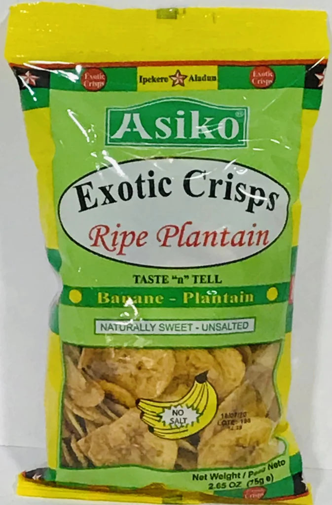 Asiko Ripe Plantain Chips (75g)