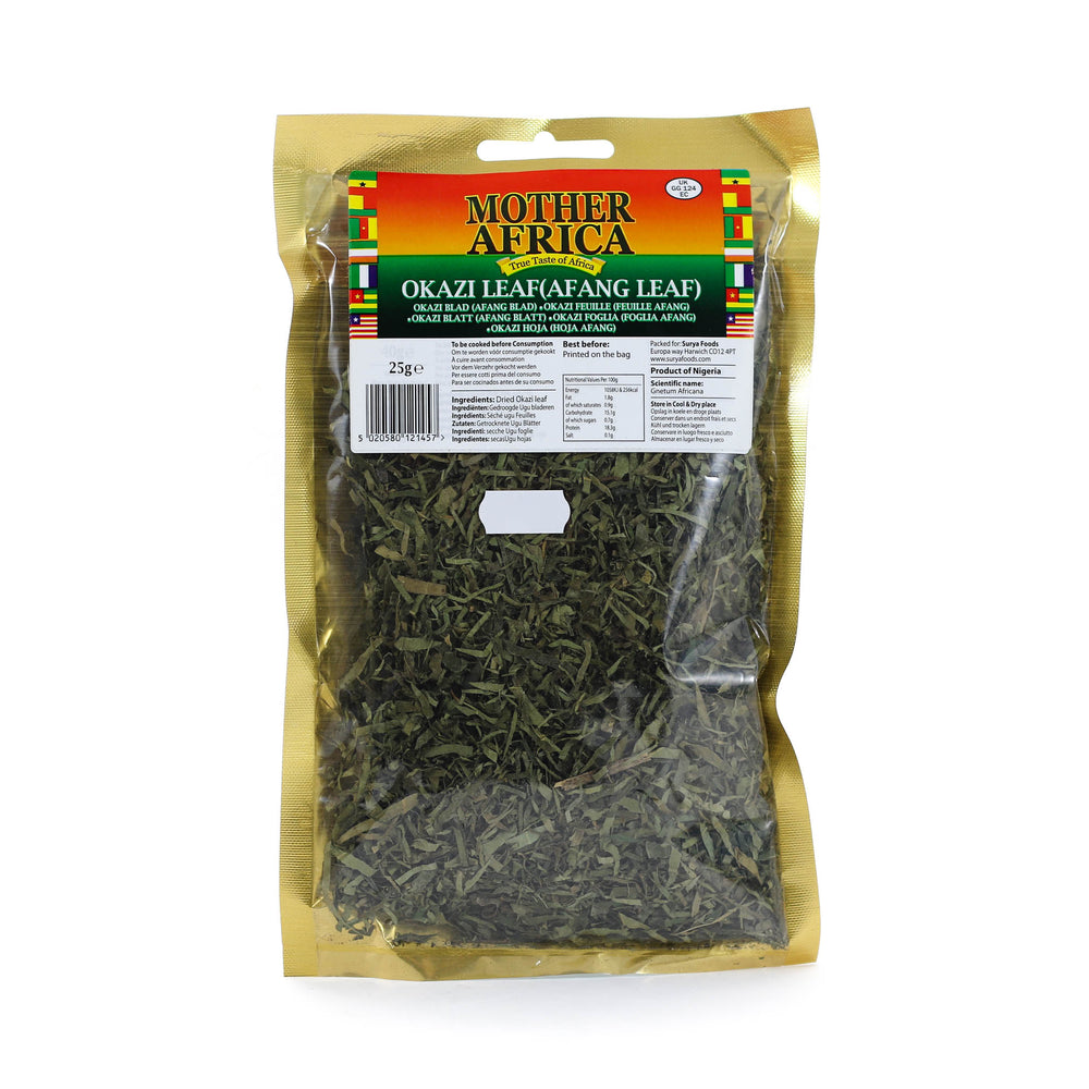 Mother Africa Okazi Leaf (Afang Leaf) 25g