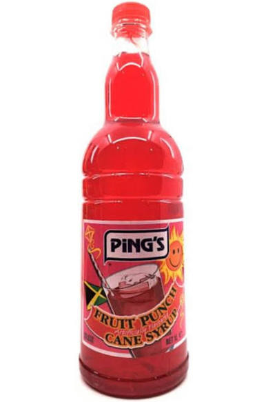 Pings Fruit Punch Syrup (1L)