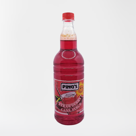 Pings Strawberry Syrup (1L)