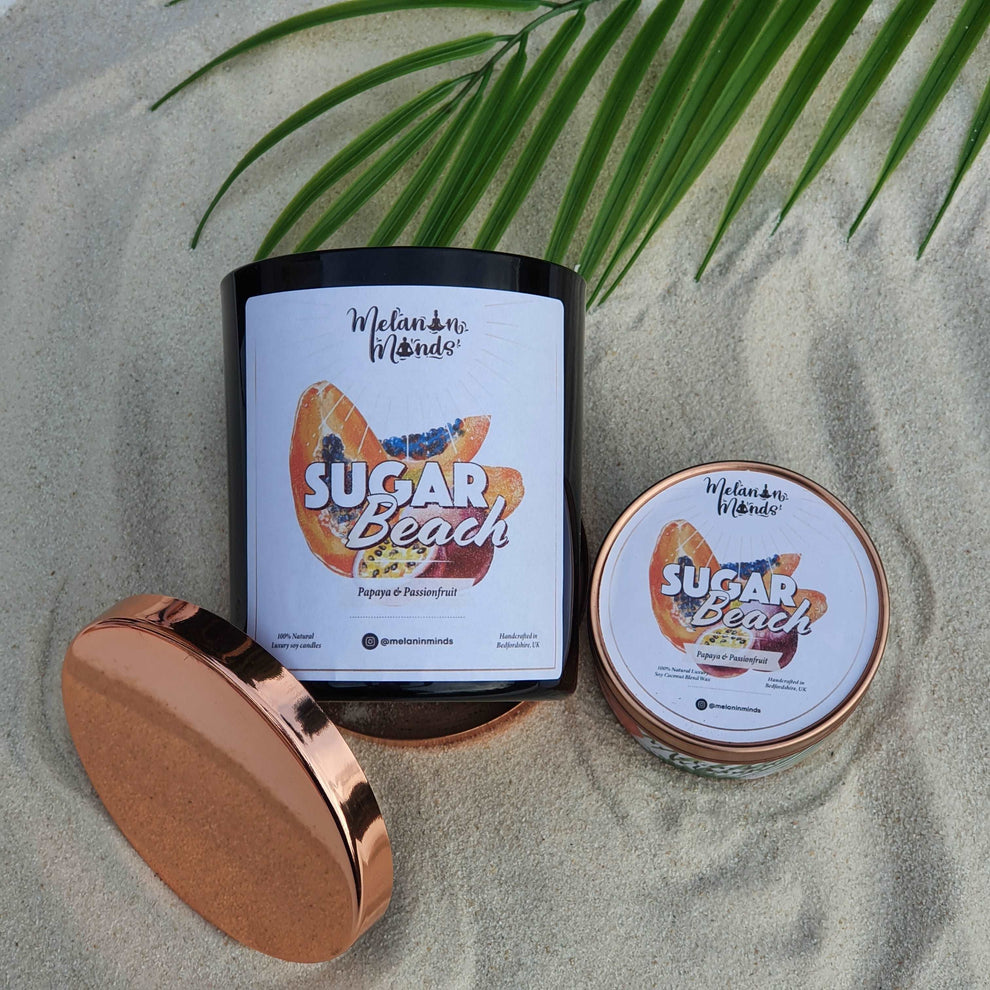 Melanin Minds Candles Sugar Beach (300ml)