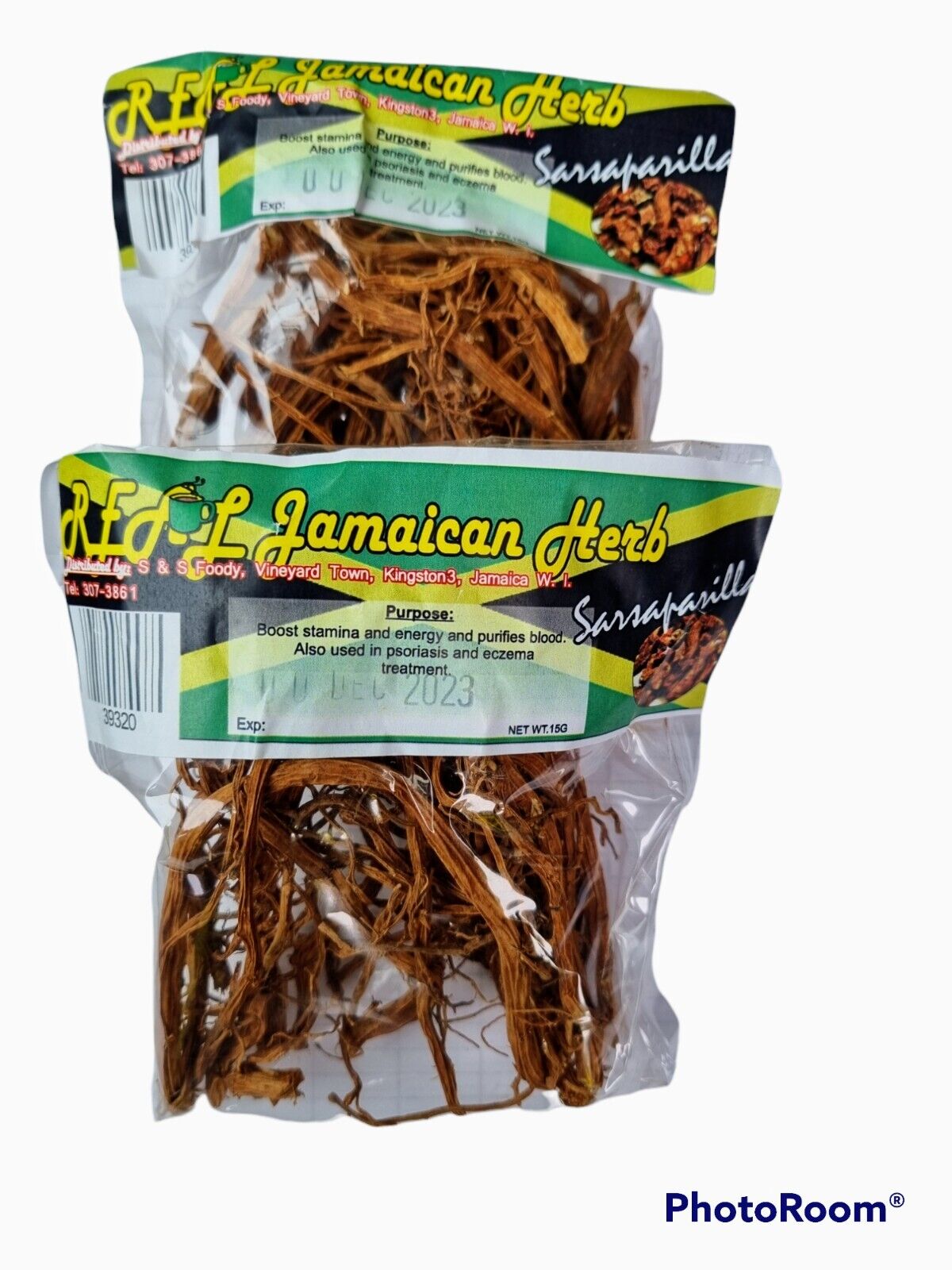 Real Jamaican Sarsaparilla Root (3.5g)