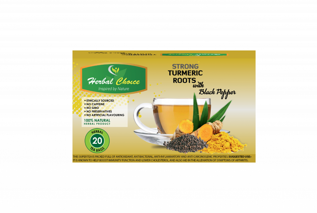 Herbal Choice Turmeric & Ginger with Black Pepper (40g)