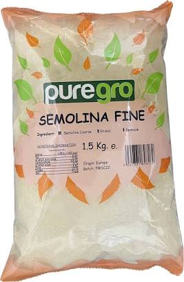 Puregro Semolina Fine (1.5kg)