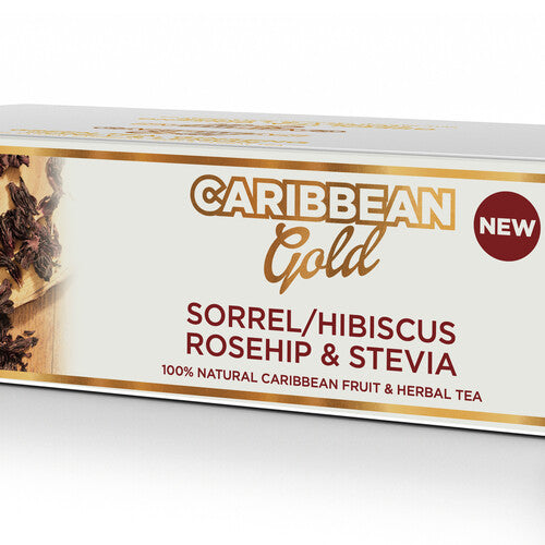 Caribbean Gold Sorrel Rosehip & Stevia Tea