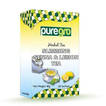 Puregro Slimming Senna & Lemon Tea (40g) - Montego's Food Market 
