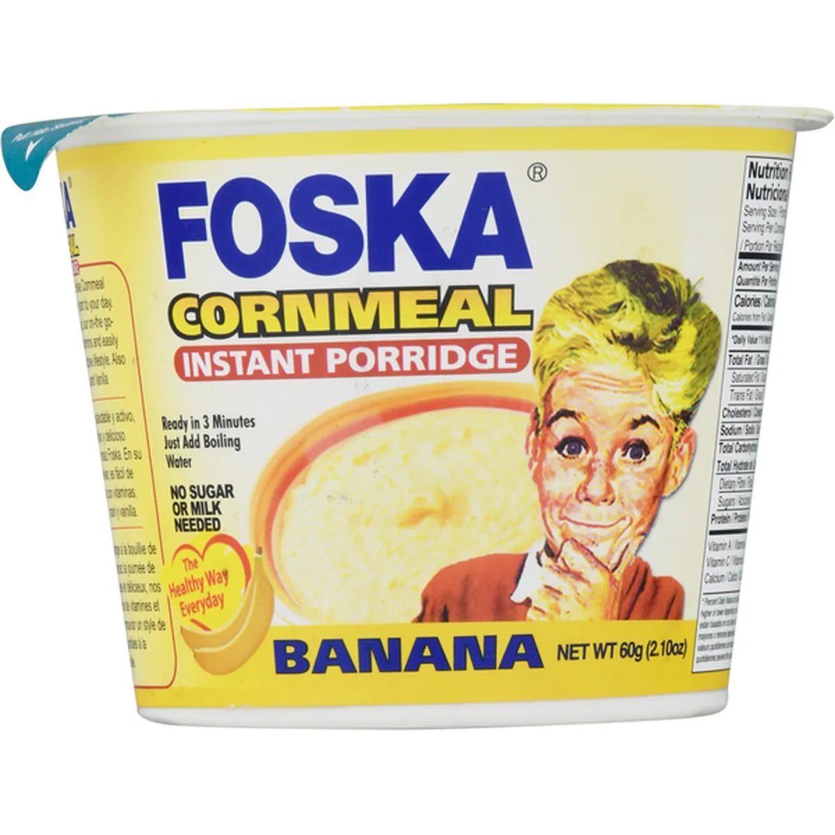 Foska Cornmeal: Instant Porridge - Banana (60g)