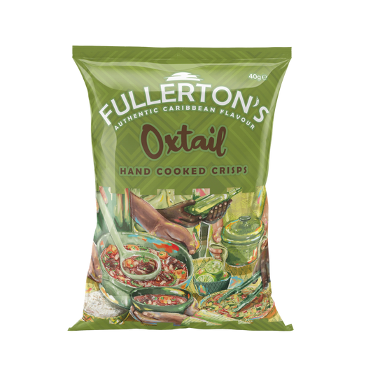 Fullerton's Hand Cooked Crisps  Oxtail Flavour (40g)