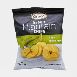 Grace Green Salted Plantain Chips (35g)