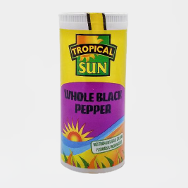 Tropical Sun Whole Black Pepper (90g)